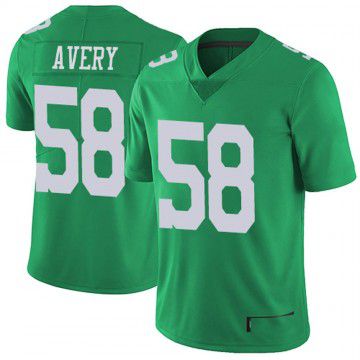 Men Philadelphia Eagles 58 Genard Avery Light Green Nike Limited Player NFL Jersey